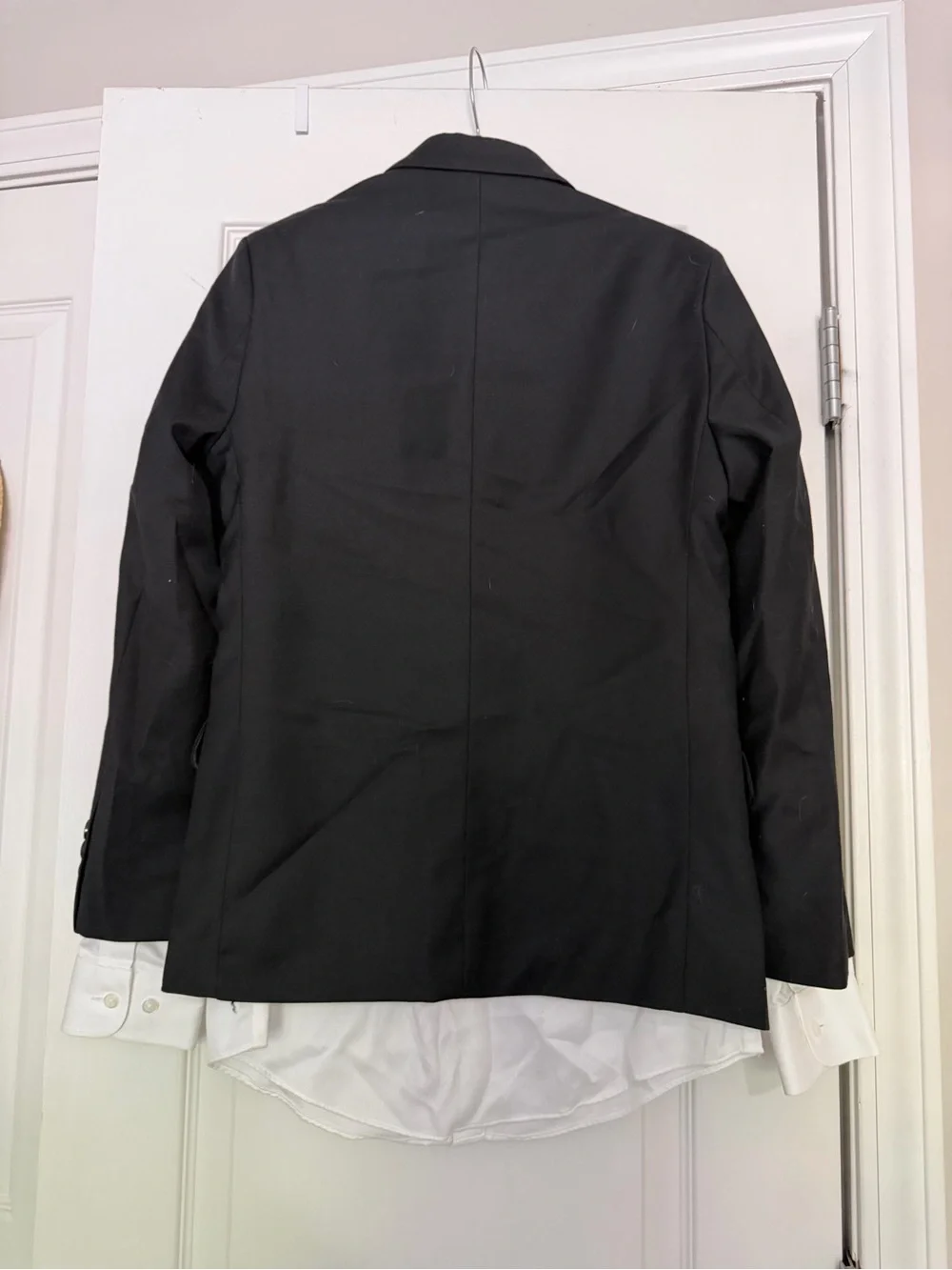 Class Club Gold Label black blazer and white button down shirt size 14 boys